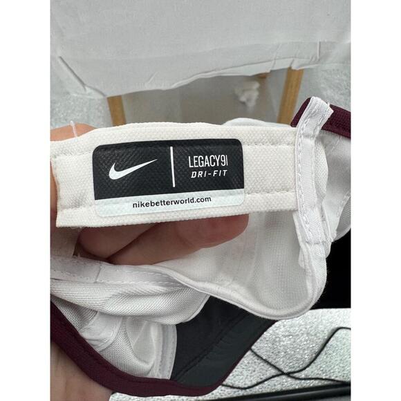 Nike Legacy91 White Embroidered Logo Curved Brim Adjustable Strap Cap - Picture 5 of 5